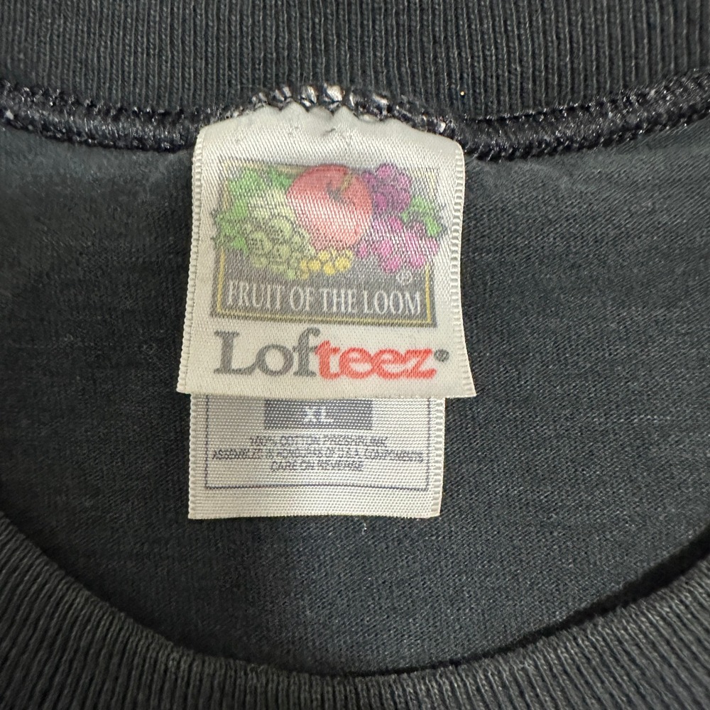 Fruit of the Loom Lofteez The Other Chum Skull Graphic Tee Black Mens Size XL - Picture 4 of 7